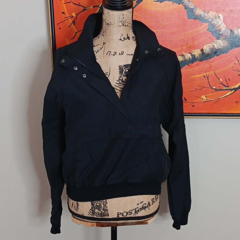 John Elliott Quarter Zip Cropped Jacket With Side Zips Size 1/Small